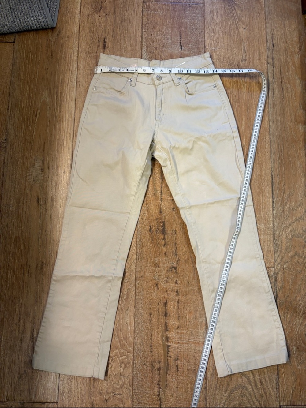 Classic Vintage Wrangler Women's Beige Jeans - Neutral Boot Cut Leg